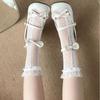 Lolita Girl Nylon Sheer Stockings With Frictionresistant Mesh For Summer Fashion