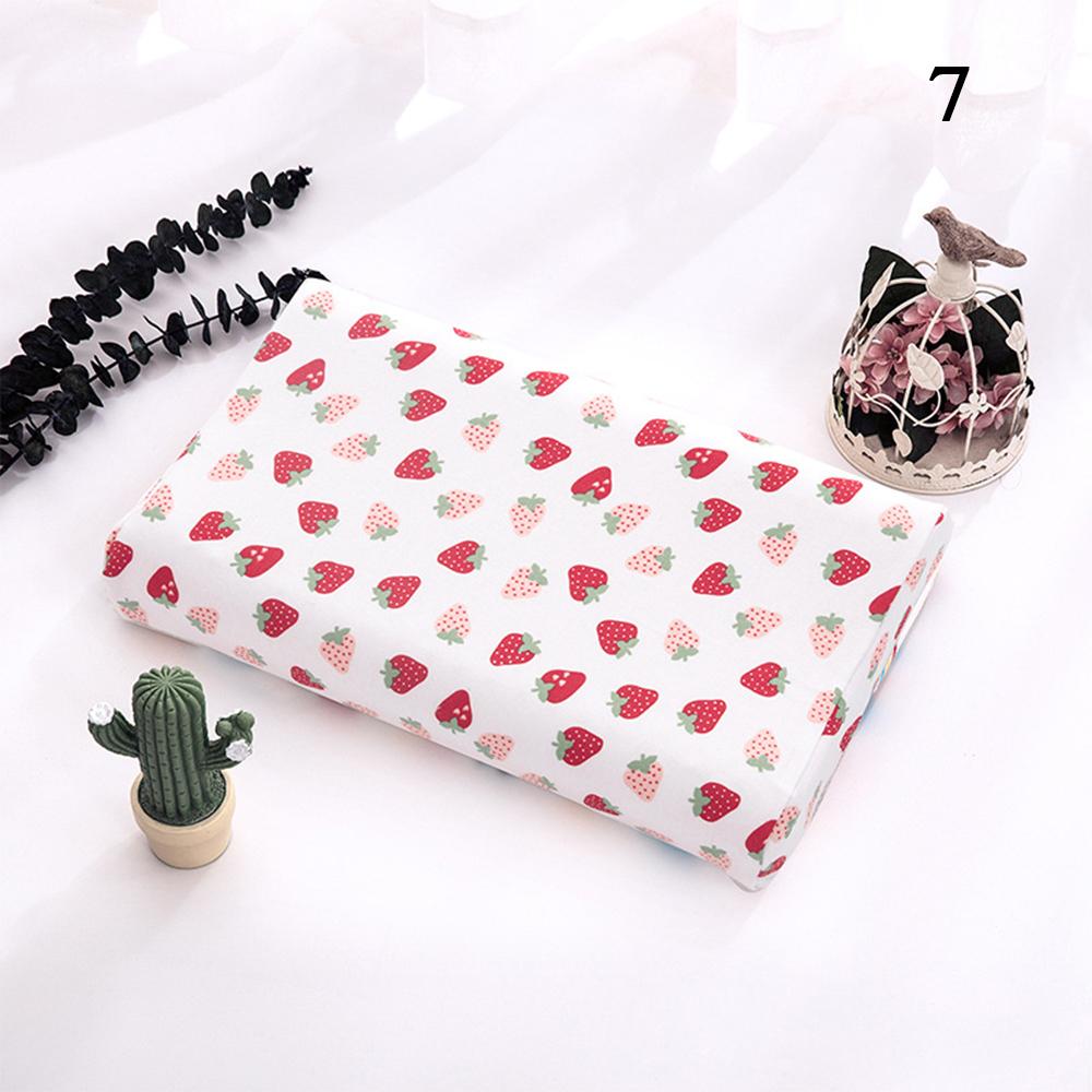 Cute Cartoon Pattern Pillowslip 27cm*44cm/30*50cm Baby Pillow Cover Adult Children Latex Pillow Case Durable Cotton Pillow Case