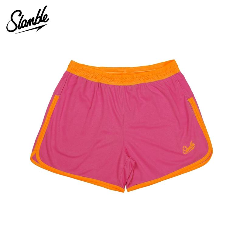 Slamble Cool Track and Field Breathable Workout Shorts XL оранжевый/красный