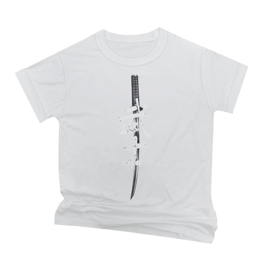 Japanese Samurai Sword Graphic Unisexs Tshirt Japanese Katanas Casual Loose Crew Neck Short Sleeve Summer Streetwear