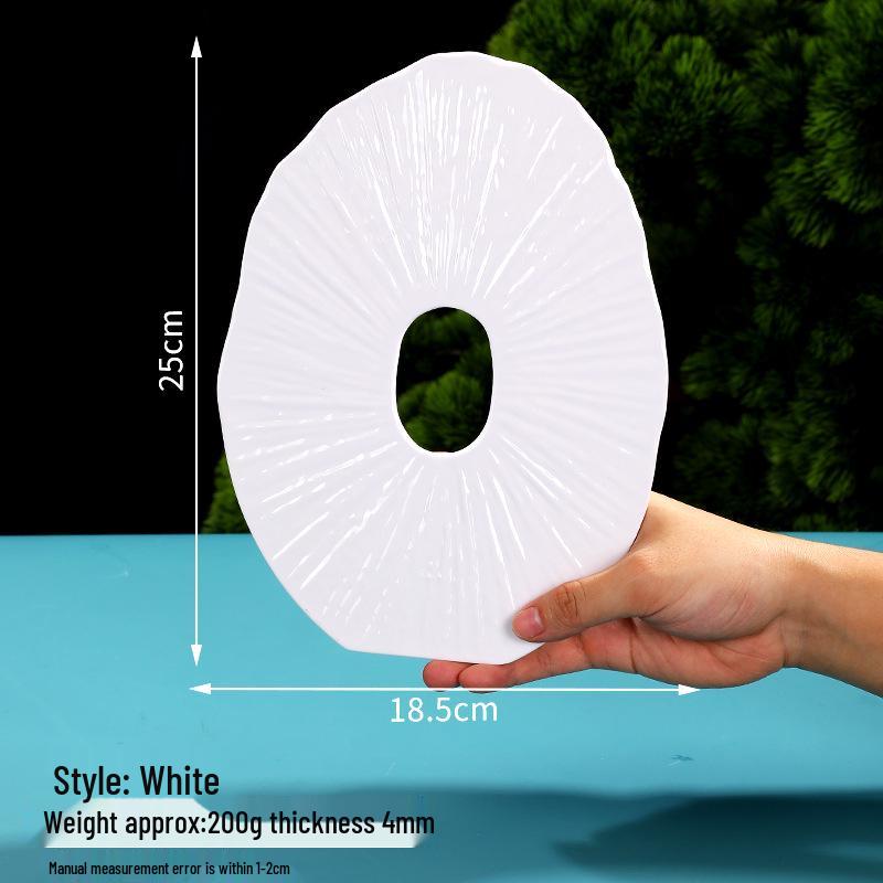 Talerz Sashimi Xianci: Wysokiej klasy ozdoby do prezentacji owoców morza - Okrągły plaster ryby do wystroju hotelowego