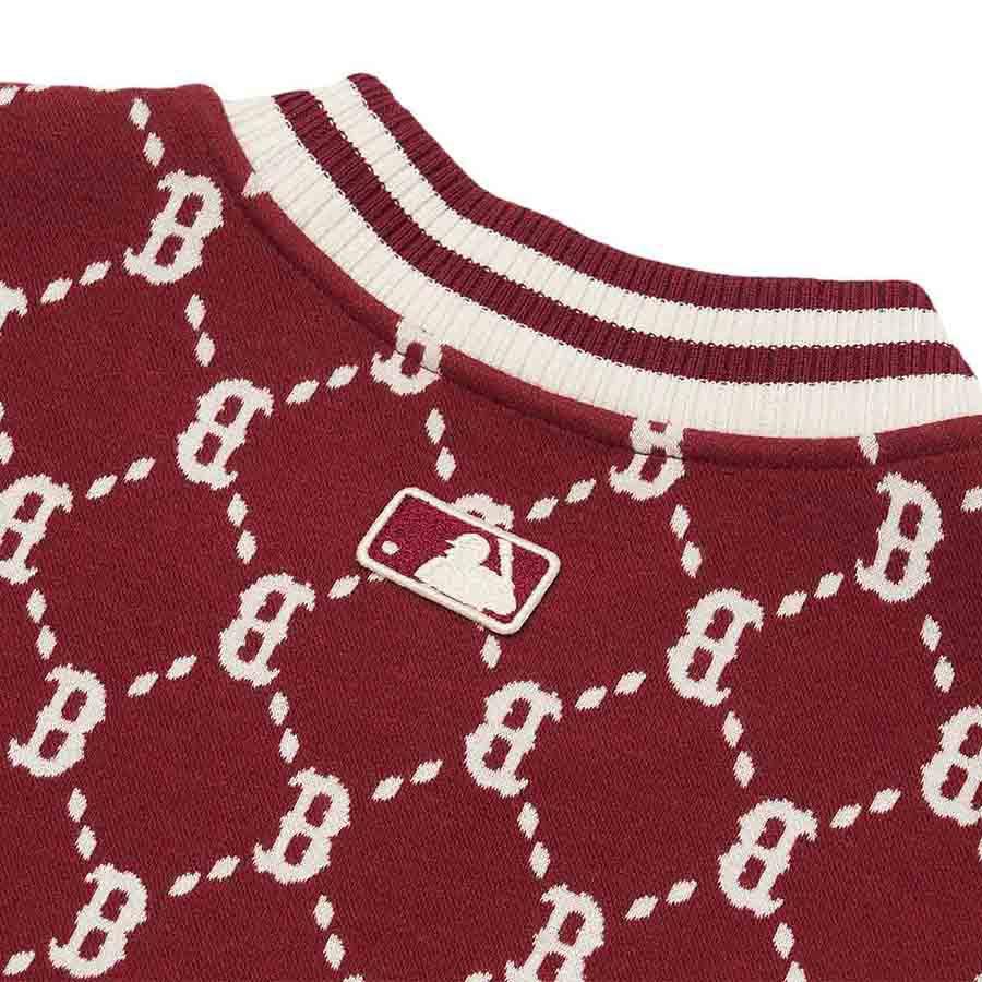 New MLB Old Flower Sweatshirts Unisex Red 3AMTM0724-43WIS