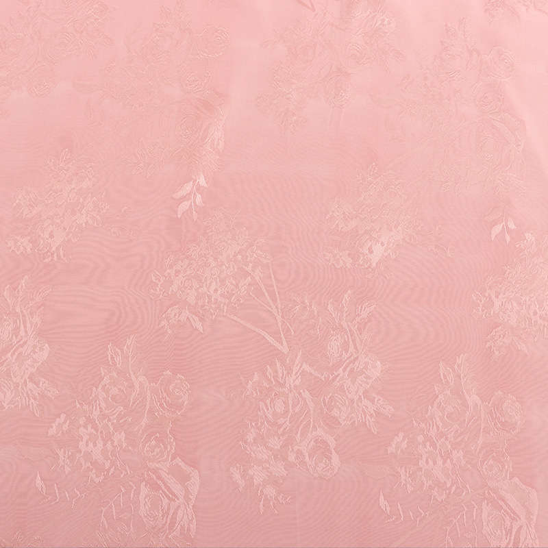 Rayon Jacquard Figured Cloth Solid Color Pattern DIY Fabric Artificial Cotton