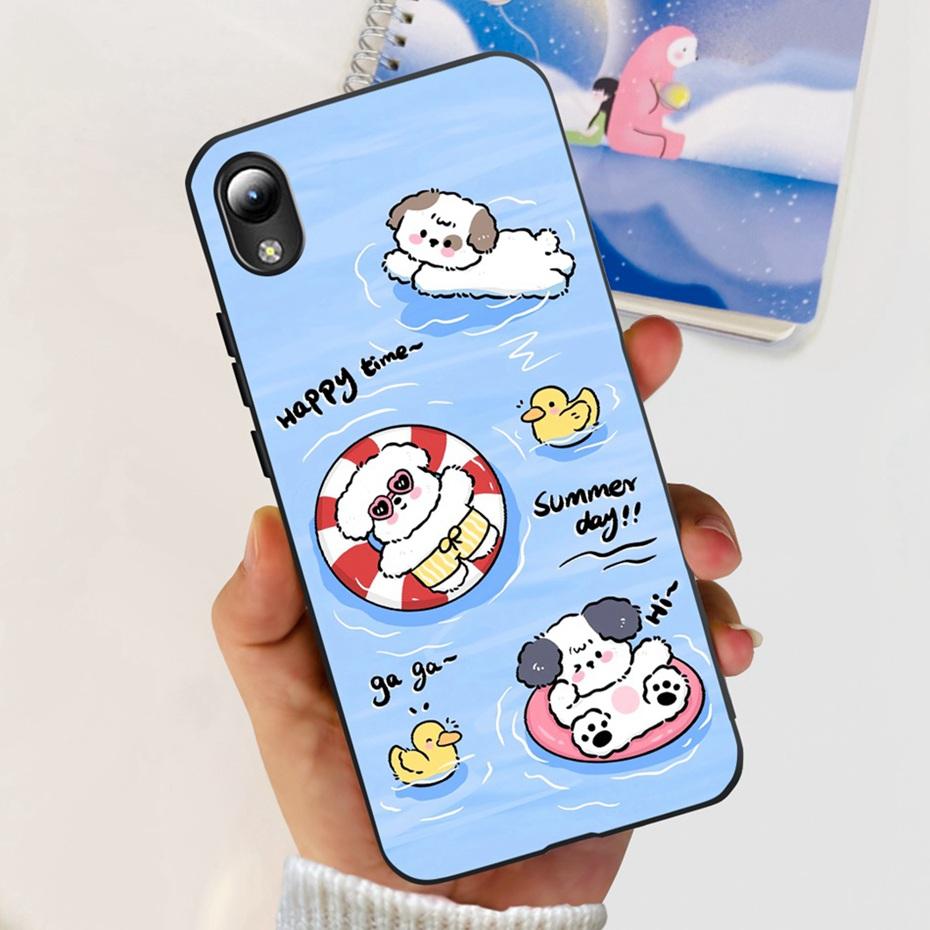 Lovely Printing Case For ZTE Blade L8 / A3 (2019) / A31 Lite Black Silicon Soft Back Cover For Zte A3Lite A31Lite L8 Phone Cases