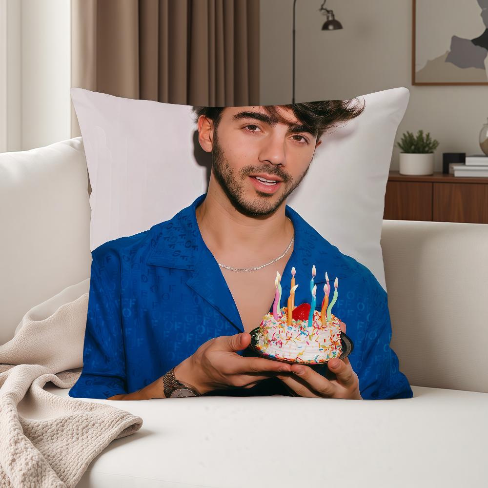 Internet Celebrity Fede V-Vigevani Pillow Case Suitable For Bedrooms Living Rooms Cars Home Decoration 12x12Inch