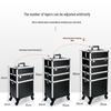 Professional Makeup Artist Multi-Layer Trolley: Large-Capacity Case for Tools, Nail Art, and Light Therapy Machine