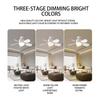 Bedroom Ceiling Fan Household Small Fan Light Intelligent Lighting Detachable Cooling Gadget For Hallway Bedroom Living Room