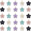 Metal Oil Drip Enamel Flowers Assorted Colors Mixed Petals Craft Charms Bracelets Pendants  DIY Jewellery Making Accessories