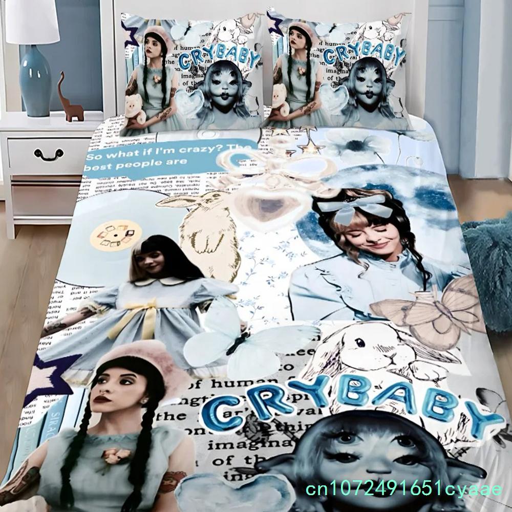 Melanie Martinez Music Duvet Cover Pillowcase Bedding Set Adult Boy Girl Bedroom Decoration Children Single Double Large Size