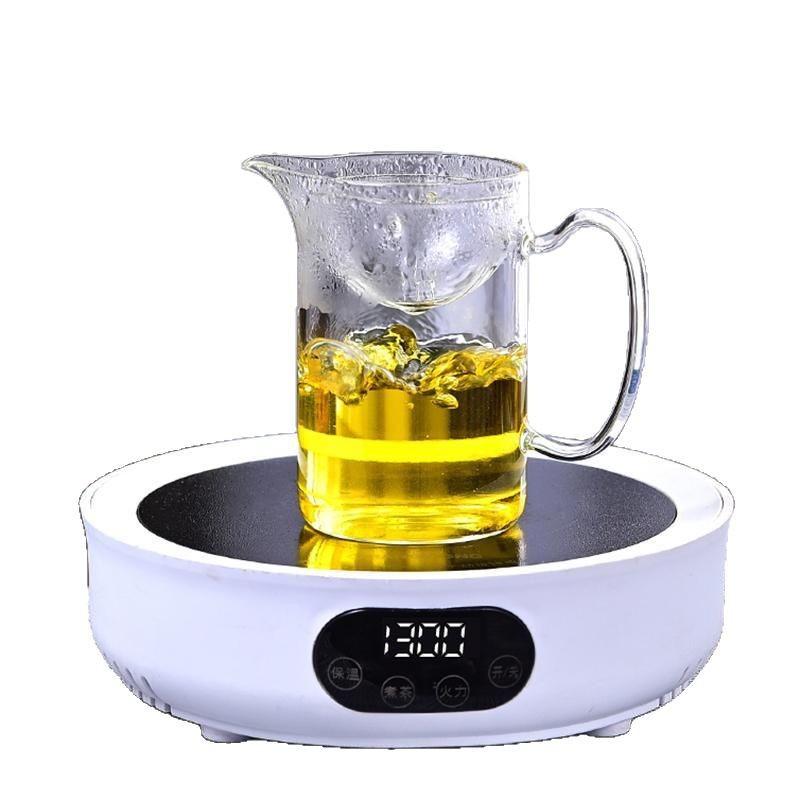 Small Green Orange Tea Sea Tea Separator Household With Handle Heat-Resistant High Borosilicate Glass Transparent Filterable Fair Cup