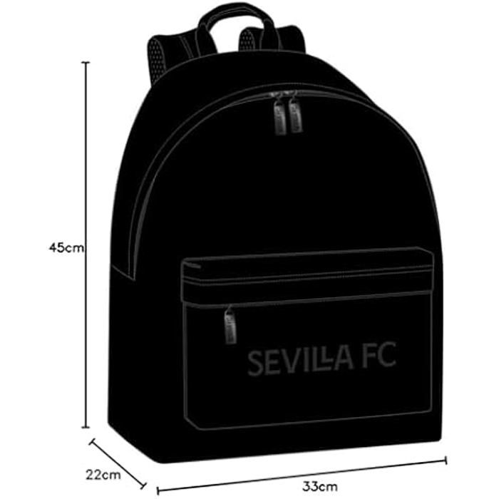 Sac à dos - SAFTA - Séville FC Teen - 14,1 pouces - Mixte - Noir