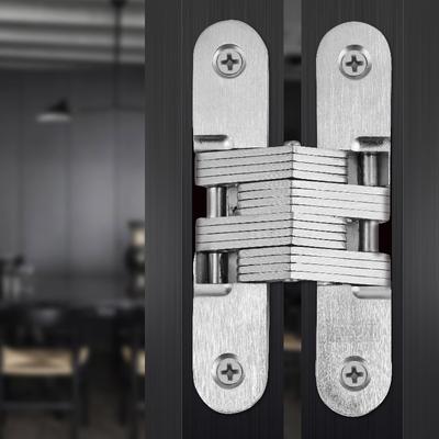 Zinc Alloy Hidden Cross Hinge Hidden Door Hinge Folding Door Wooden Door Heavy Duty Cross Hidden Hinge Three-dimensional Hinge