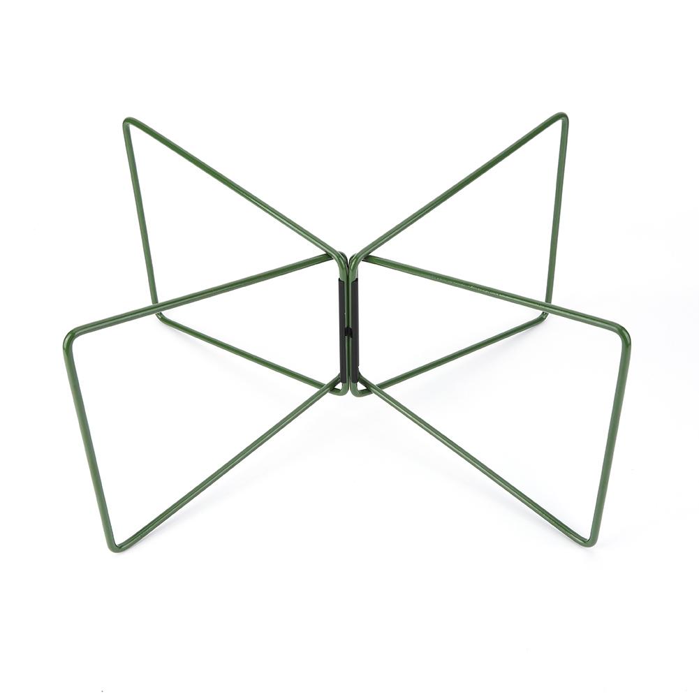 Camping Faltbarer Metallständer Edelstahl Organizerbox Faltbarer Ständer Eisen Aufbewahrungsbox Halterung für Outdoor-Picknick Angeln