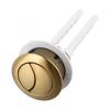 Pulsante per Cassetta di Scarico WC a Muro in Ottone Spazzolato Oro di Alta Qualità 38mm
