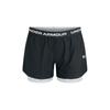 Under Armour Tech Play Up 2 In 1 Hyrox Training Running Fitness Soft Comfortable Loose Breathable Shorts Women shorts Black 6011111-001