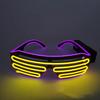 Wireless LED Glowing Glasses Double Colors Luminous Glasses Fluorescent Glasses  Club Props