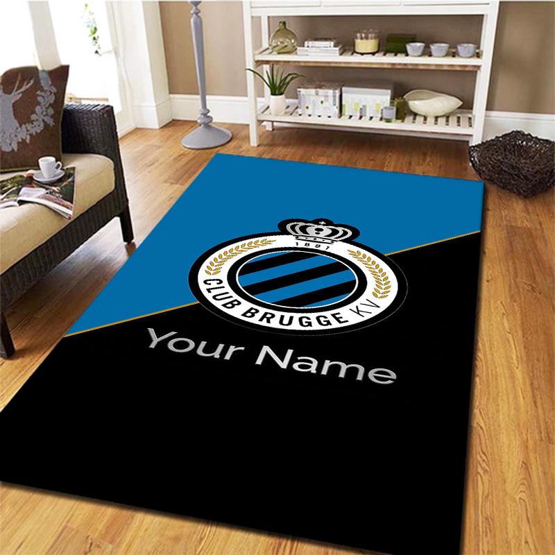 Club Brugge Kv Custom Name Carpet Rug For Living Room Bedroom Home Sofa Decoration,Kids Play Non-slip Floor Mat