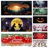 Large Hanging Backdrop Garage Door Cover Halloween Garage Door Decorations Cover Banner Halloween Garage Door Cover Decorations