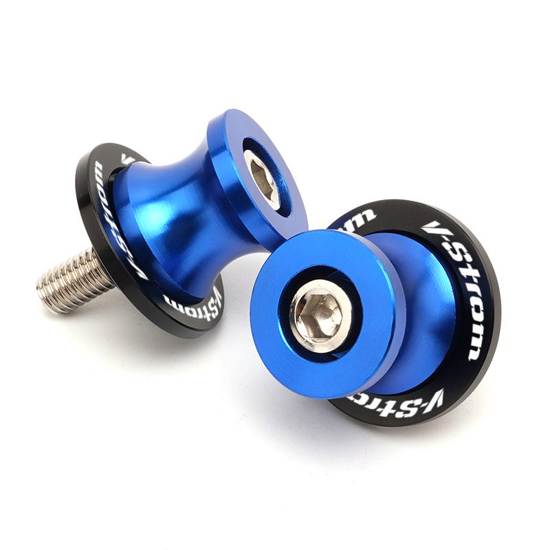 For Suzuki V-Strom V Strom 250 650 1050 DL650 DL1000 DL Swingarm Spools Slider Stand Screws Bolts CNC 8MM Motorcycle Accessories