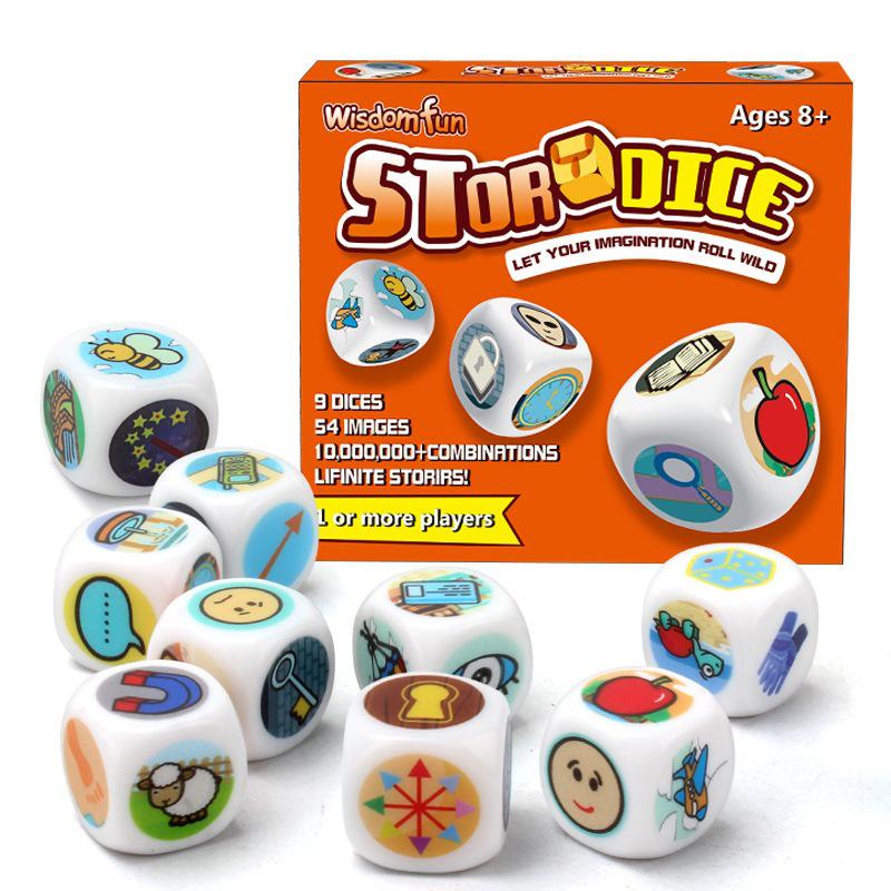 Storytelling Dice Game: Creative and Educational Interactive Board Game for Parent-Child Fun