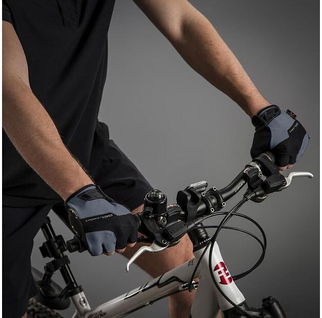 Chiba Gel Comfort Bicycle Gloves (gray)