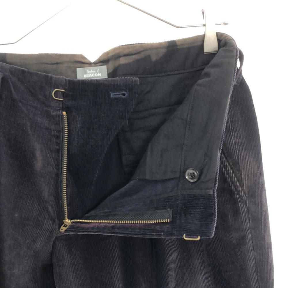 kolor BEACON 16AW made in Japan Tapered Corduroy pants 2 purple Men's Used