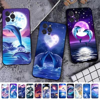 Animale Carino Delfino Cassa Del Telefono Per il iPhone Samsung Galaxy Redmi Xiaomi Oppo OnePlus Nota SA 7 8 9 10 11 12 13 14 20 21 22 23 53 54 Pro Max Plus Ultra