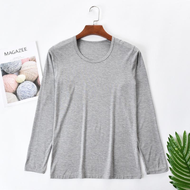 Men s Plus Size Cotton Wool Blend Base Layer Long Sleeve Top Modal XL
