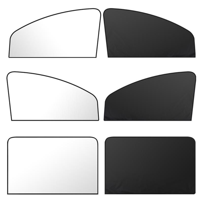 Sunshade Full Shading Fabric Magnetic Suction Opaque-Curtain Side Window Sun Visor Summer Protection for Car Accessories