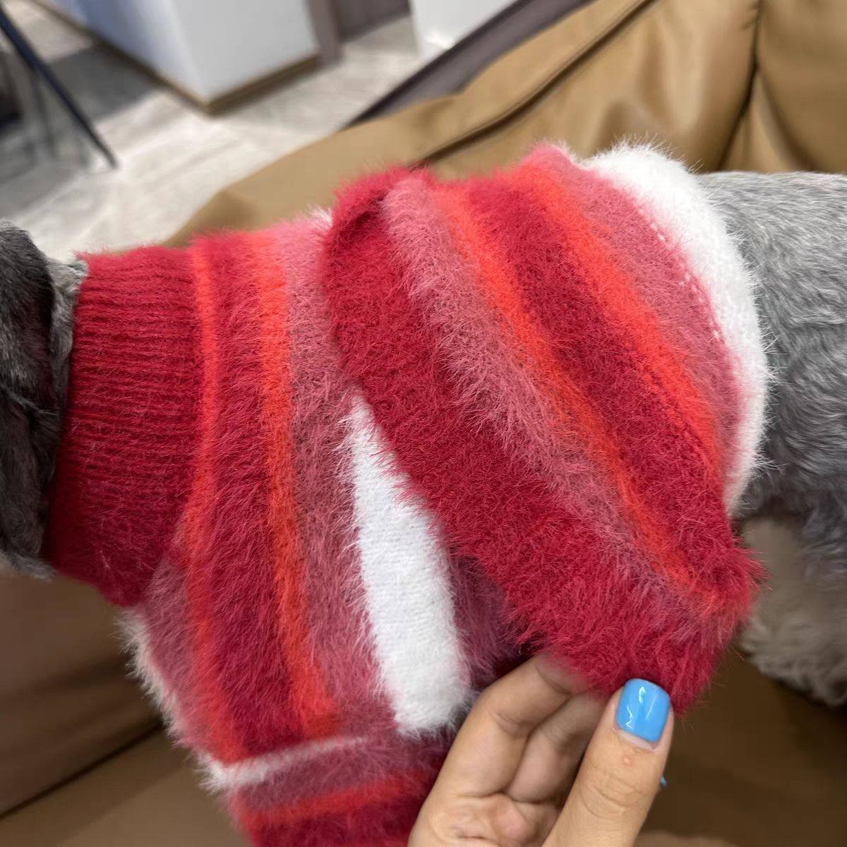 

Winter Pet Dog Faux Fur Sweater,Poodle Bichon Small Dog Pullover For Cold Weather,Small Medium Dogs Puppy Warm Sweaters Dropship XS