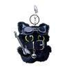 Small Pendant Cuddly Ins Black Cat Plush Dolls Cute Black Plush Keychain Bag Decor Doll Keychain Cat Keychains Bag Accessories