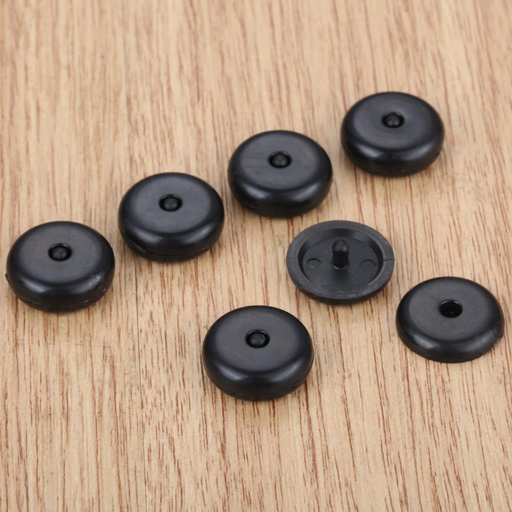 Locking Buttons, 50 Pairs (50 Male and 50 Female) Stop Button Stop Button for Car Supplies Fixing Durable Black