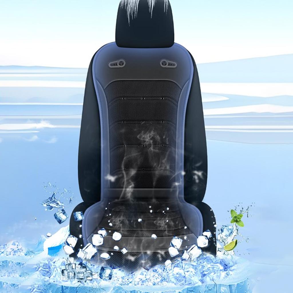 Cooling Car Seat Cushion  Fit Silent Ventilated Car Seat Cover 12V/24V Adjustable Speed Ergonomic for Car SUV Truck