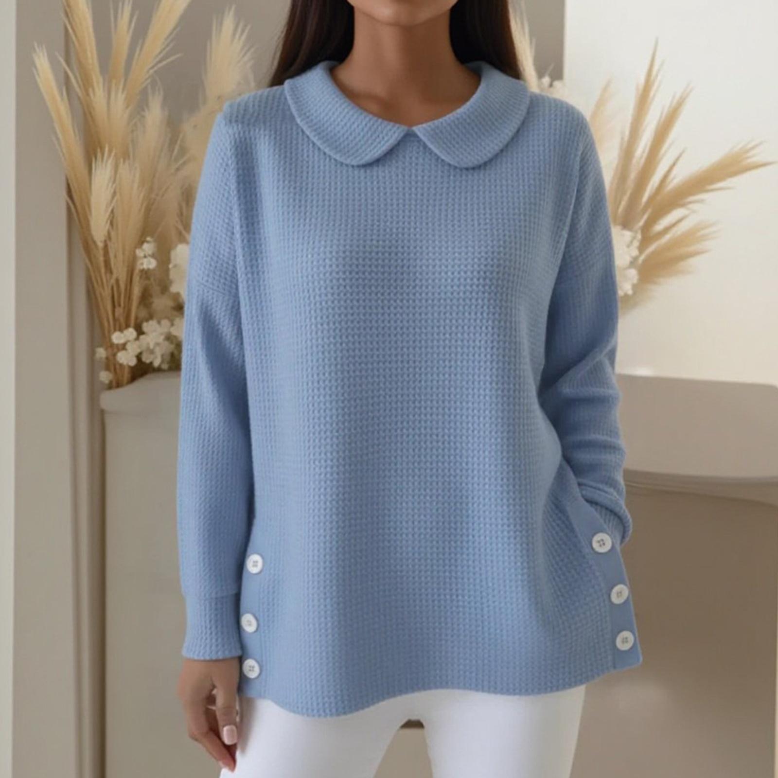 

Women s Blouse Fashionable And Casual T,shirt Top XL синій