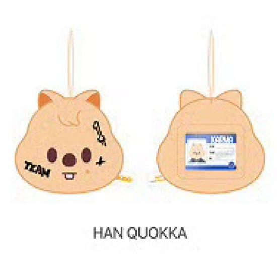 Stray Kids  magazin pop-up merch oficial SKZOO ETICHETĂ CU NUME HAN QUOKKA