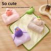 Whimsical and Playful Absorbent Kitchen and Bathroom Dual-Use Hanging Towel