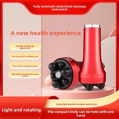 Mini Waist and Abdomen Massager Red Light Heat Compress Multifunctional Portable Massager Body Beauty Device