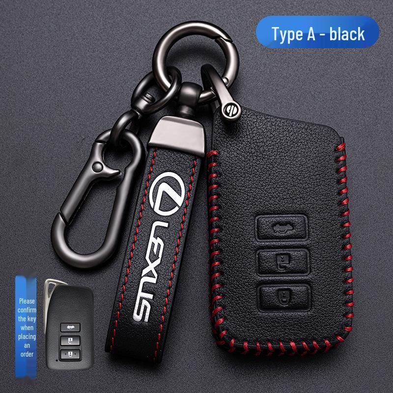 Husă cheie Lexus pentru GS IS ES200 NX RX300 CT200h - Geantă din piele cerată cu ulei