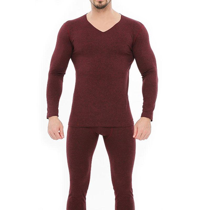 Herren-Thermobekleidung, nahtlos, lange Unterhosen, warmes Samt-Oberteil, Hose, Winter-Thermounterwäsche