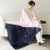 Two-color Color Matching Scarf Female Imitation Silk Large Square Scarf 111cm Simple Solid Color Versatile Silk Scarf New Hangzhou Silk