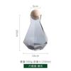 1300ml Large Capacity Hexagonal Cold Water Kettle Handmade Glass Juice Pot Household Heat-resistant Beverage Flower Tea Cup