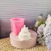 3D Bear Animal Silicone Candle Molds for Handmade Candle Soap Making Concrete Clay Silicone Molds for Gypsum Decoration