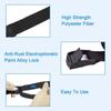 2pcs Multi-purpose Adjustable Secure Tie-Down Luggage Bag Fixed Strap  Safe Luggage Transport