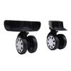 1 Pair Suitcase Wheels Silent and Wear Resisting ABS Universal Replacement Luggage Caster Kit