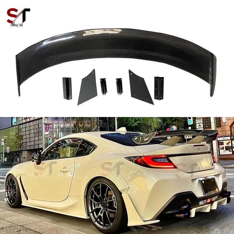 Toyota GR86/Subaru BRZ Carbon Fiber Rear Spoiler with Tail Wing and GT Diffuser.