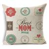 Love Letter Pattern Throw Pillow Covers With Digital Printing Of Short Plush Fabric Car-Shaped Sofa Cushion Home Decor