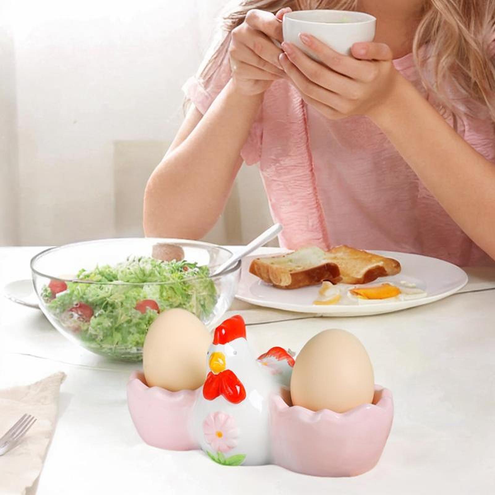 

Easter Egg Cup Egg Organizer Multipurpose Kitchen Gadget Creative Egg Stand Egg Cup Tray for Dinner Breakfast Lunch Decorative