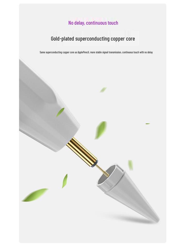 Magnetic Capacitive Stylus - Apple Pencil Alternative, Compatible for iPad Handwriting