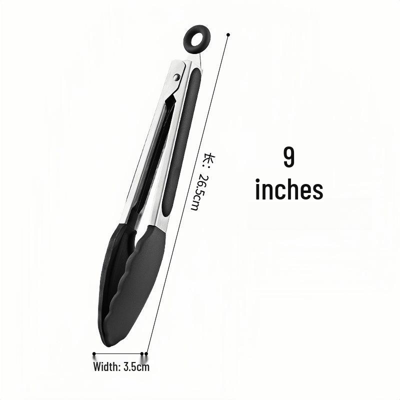 Korean BBQ Stainless Steel Tongs for Grilling