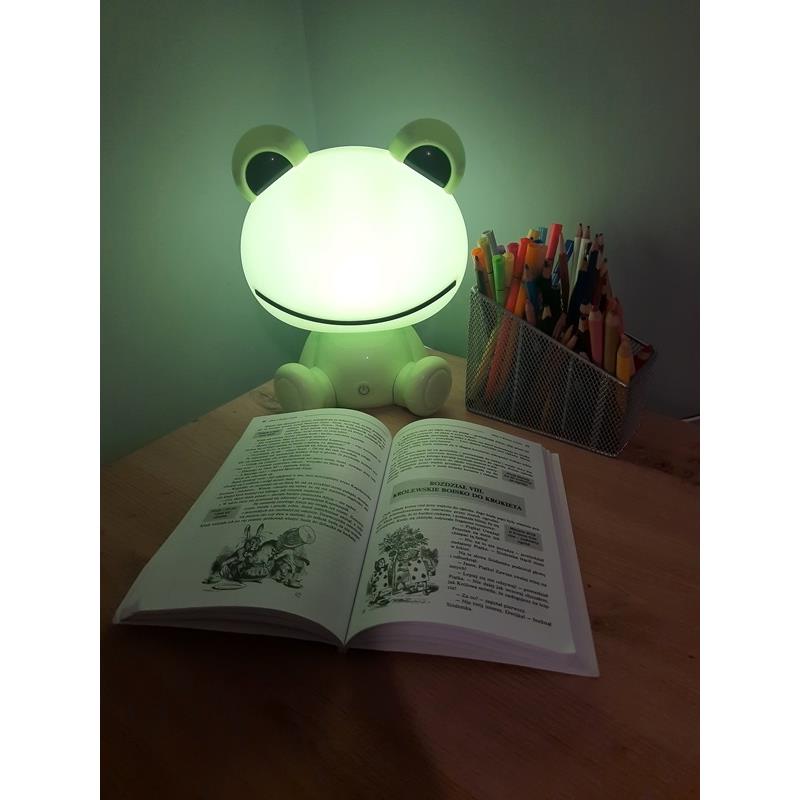 Lampka Nocna Dla Dzieci Na Biurko Led Żabka Do Pokoju Dziecięcego